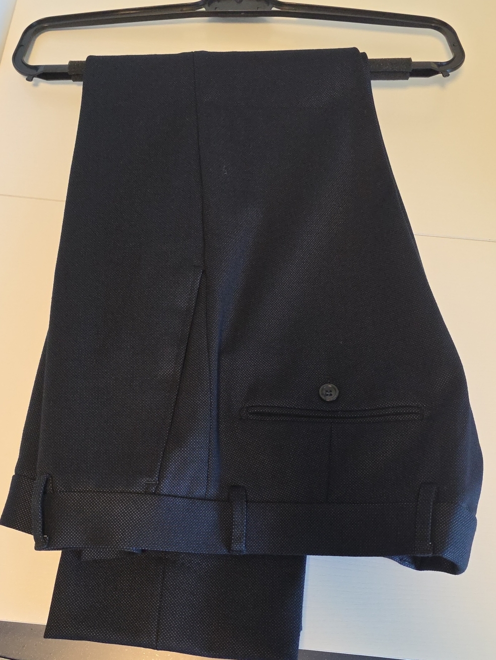T.O. COLLECTION SKINNY FIT Navy Dress Pants